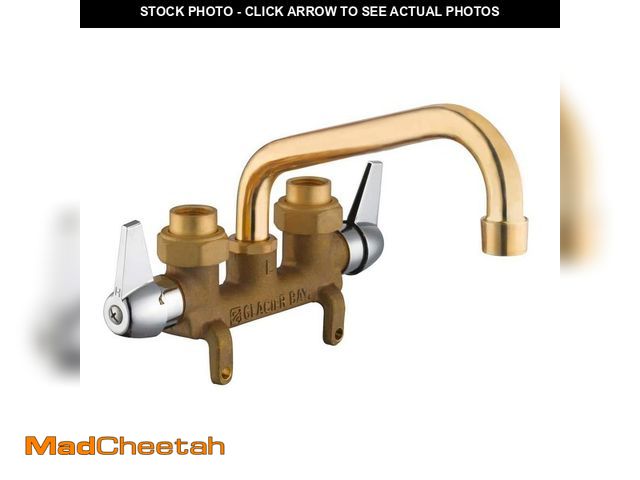 Lot 74-13002003 - Glacier Bay 2-Handle Laundry Faucet in Rough Brass - UNUSED