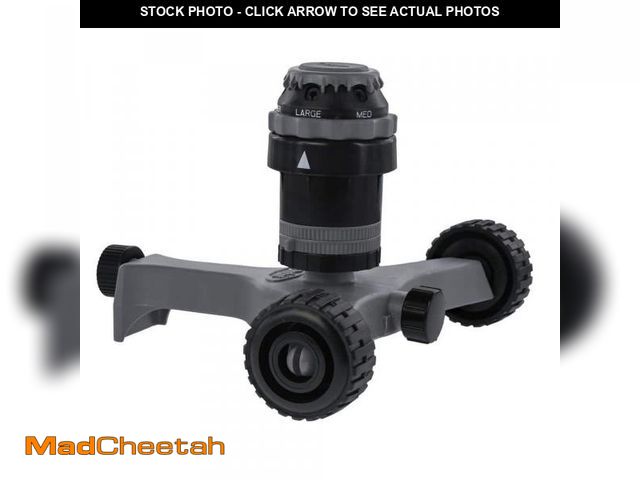 Lot 74-9655277 - 6-Pattern 5000 Sq. Ft. Gear Drive Sprinkler on Base with Flow Through Design - UNUSED
