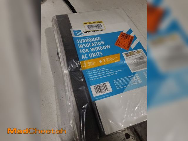 Lot 74-14605249 - Breeze Stop 36 in X 18 in Insulation Kit for Window Air Conditioner, Fits up to 36 in Wide Windows 1...