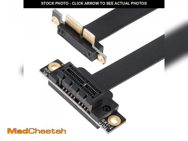 Lot 74-11556638 - SinLoon PCIE 3.0 Extension Cable,36PIN 1X Extension Cable, 90 Degree PCI Express 1X Extend Card,for ...