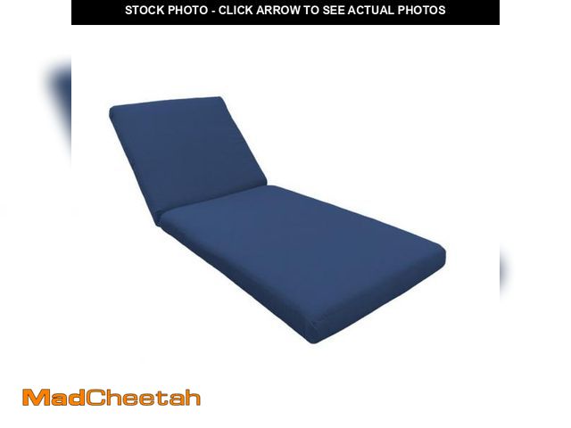 Lot 74-5013911 - (COVER ONLY,SEE OUR PHOTOS FOR COLOR) George Oliver Indoor/Outdoor Chaise Cushion Cover TKCN2064 Fab...