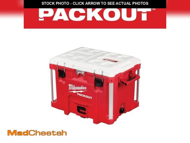 Lot 74-13605344 - Milwaukee 22 in. Packout 40 qt. XL Cooler - UNUSED
