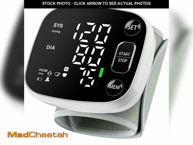 Lot 74-14300446 - Oklar Wrist Blood Pressure Monitor, FDA Cleared Rechargeable Blood Pressure Machine with Adjustable ...