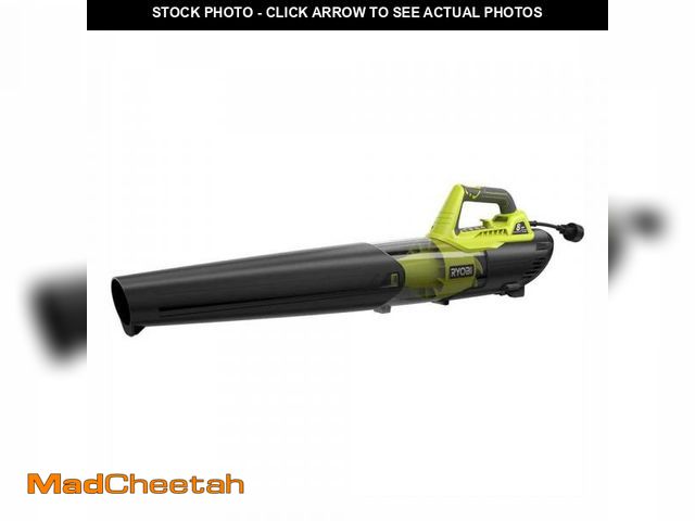 Lot 74-12517449 - RYOBI 135 MPH 440 CFM 8 Amp Corded Electric Jet Fan Leaf Blower - UNUSED