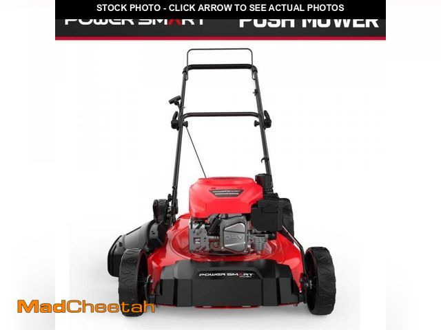 Lot 74-12465543 - PowerSmart Gas Lawn Mower  21 Inches 144cc 2-in-1 Walk-Behind   Side Discharge Push Lawn Mower - USE...