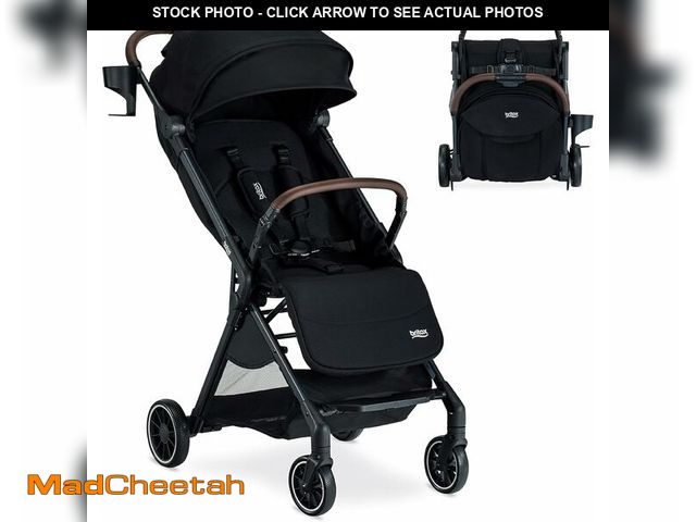Lot 74-12918578 - Britax Juniper Compact On-The-Go Stroller, Effortless Fastpack System with One-Hand RapidFold, Porta...