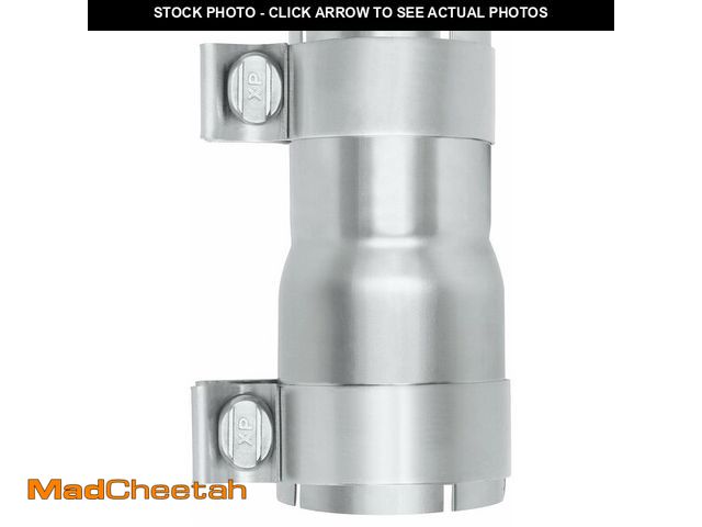 Lot 74-14300684 - PALOZO 2.25 to 2.5 inch Exhaust Adapter with Clamp Stainless Steel, 2.25" ID to 2.5" ID Exhaust Redu...