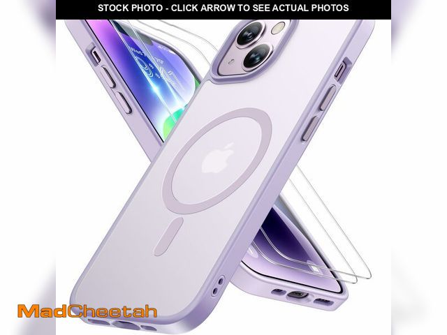 Lot 74-13717437 - Miracase Magnetic for iPhone 14 Case 6.1 inch (Compatible with MagSafe)Ã¯Â¼Ëwith 2X Screen Protecto...