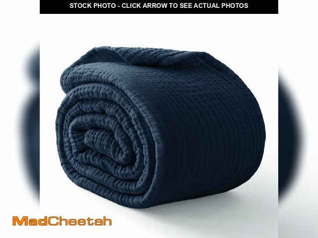 Lot 74-13544948 - Kozyhvn 100% Cotton Muslin Blanket 50" x 60", Breathable and Lightweight Cotton Throw Blankets for C...