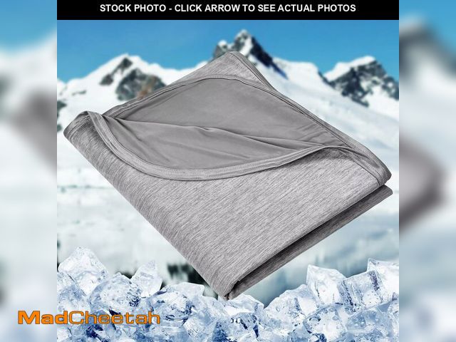 Lot 74-14381400 - HOMFINE Cooling Blanket for Hot Sleepers - Summer Blanket Thin Lightweight Breathable Soft Double Si...