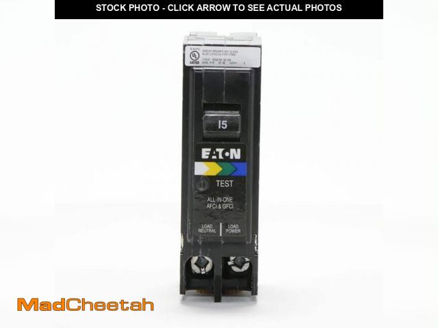 Lot 74-11825754 - Eaton BR 15 Amp All in One AF/GF Plug-On-Neutral Breaker - UNUSED