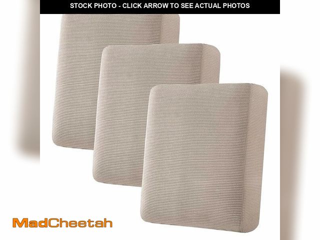 Lot 74-12841988 - H.VERSAILTEX Super Stretch Individual Seat Cushion/Couch Slipcover Sets Thick Jacquard Textured Twil...