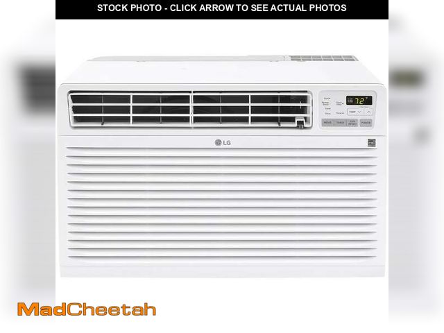 Lot 74-14328041 - LG Supplemental Heat Capability 10000-BTU Medium Room 230-Volt White Through-the-Wall Air Conditione...