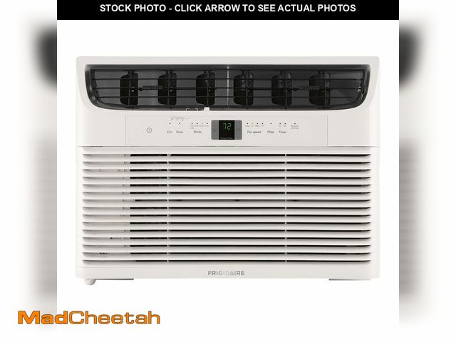 Lot 74-12803932 - Frigidaire 12,000 BTU Window Air Conditioner with Remote Control, Cools Up to 550 Sq. Ft., Quiet Ope...