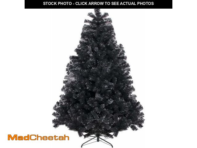 Lot 74-13835449 - 7.5FT 1,800 Tips Artificial Christmas Pine Tree Fake Xmas Spruce Trees Holiday Decoration with Metal...