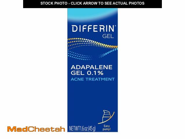 Lot 74-12711135 - Differin Acne Treatment Gel, 90 Day Supply, Retinoid Treatment for Face with 0.1% Adapalene, Gentle ...