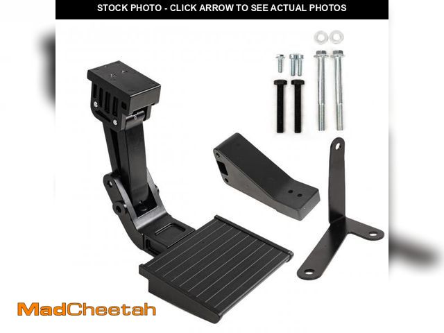 Lot 74-11551661 - IRIEQU Rear Bed Step Retractable Bumper Step for Truck with Dual Exhaust Compatible with Dodge Ram 1...