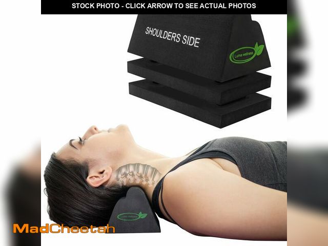 Lot 74-14269685 - Lumia Wellness Cervical Orthotic Traction Block, Firm, Spinal &amp; Neck Alignment, Cervical Tractio...