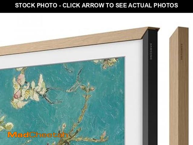 Lot 74-12097395 - Samsung (2021) 65" The Frame Customizable Bezel - Modern Teak 3840 x 1600 - UNUSED