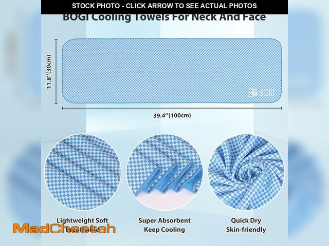 Lot 74-14206898 - BOGI 1 Pack Cooling Towel, Cooling Towels for Neck and Face-40"x12"- Ice Towel for Instant Cooling, ...