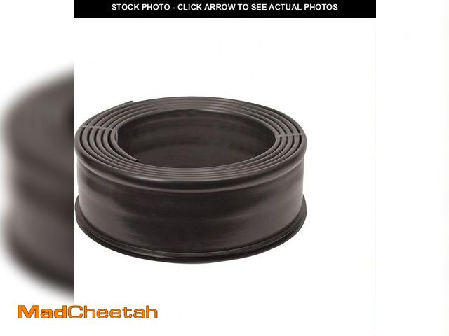 Lot 74-12510527 - Suncast Plastic Landscape Edging Roll with Double Ridge Design, Flexible 5x20-Foot Coil for Gardens,...