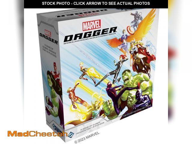 Lot 74-12309877 - Marvel D.A.G.G.E.R. Board Game - Super Hero Strategy Game for Kids and Adults, Cooperative Board Gam...