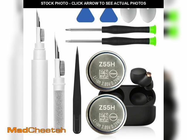 Lot 74-12708400 - 2pack Z55H 75mAh Battery, Compatible for Sony Headset WF-1000XM4, Truly Wireless Earbud Noise Cancel...