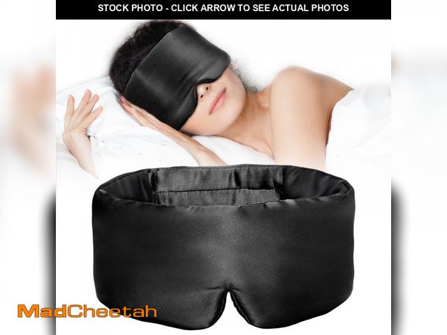 Lot 74-11554618 - Okaydot Soft Satin Silk Sleep Mask,Upgrade Nose Bridge Design for Instant Blackout Effect Eye Mask f...