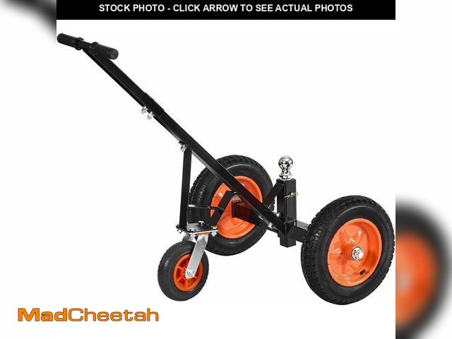 Lot 74-12545201 - VEVOR Trailer Dolly, 1000lbs Tongue Weight Capacity, Carbon Steel Trailer Mover with 2 inch Ball, 14...