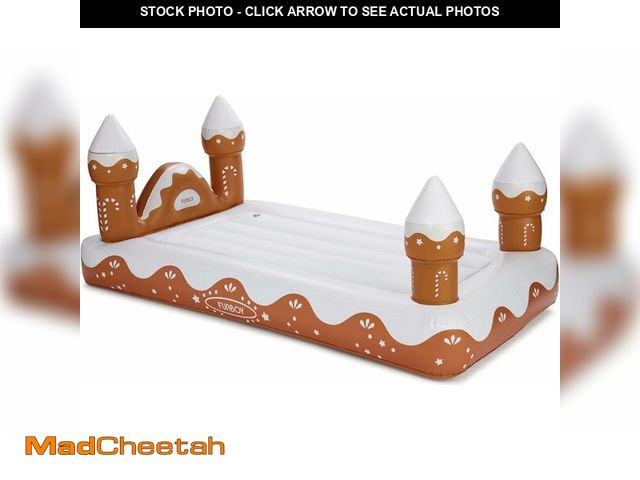 Lot 74-13041360 - FUNBOY Kids Gingerbread House Holiday Sleepover Travel Bed &amp; Air Mattress. Perfect for Sleepover...