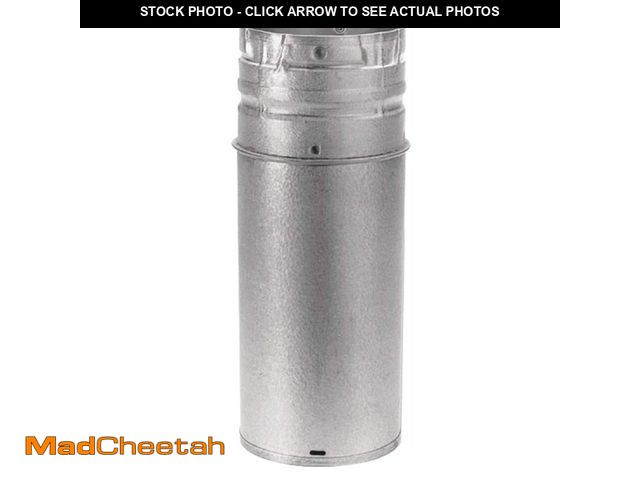 Lot 74-13769263 - DuraVent PelletVent for Multi-Fuel 3in. Diameter X 12in. Adjustable Pipe Length - UNUSED