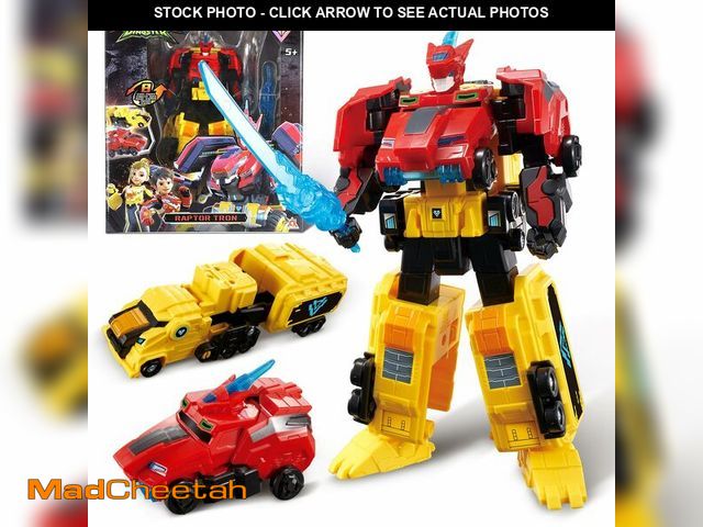 Lot 74-14384410 - QUANTUM HEROES DINOSTER Transforming Toys, 2-in-1 Robot Raptor Tron - UNUSED
