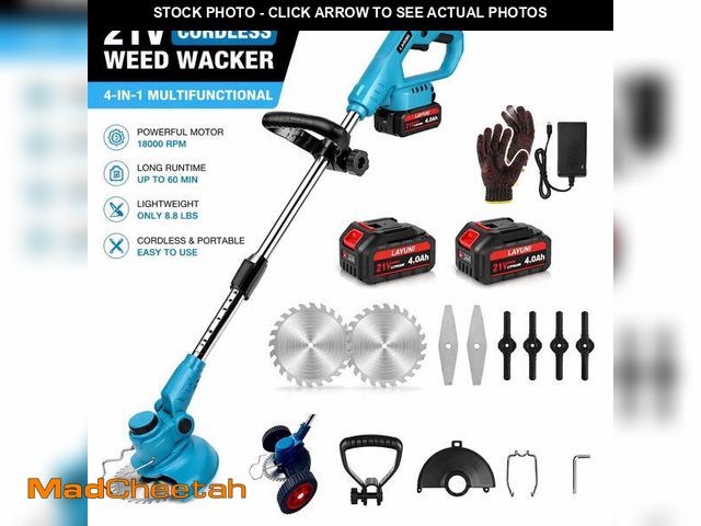 Lot 74-14585123 - SUSUZI 21V Cordless String Trimmer, Extendable Weed Wacker,Battery Power Weed Eater Brush Cutter  3 ...