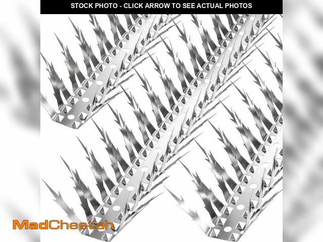 Lot 74-13947962 - Bird Spikes, 60 Feet Stainless Steel Bird Control Spikes for Outside, Pigeon and Squirrel Blocking S...