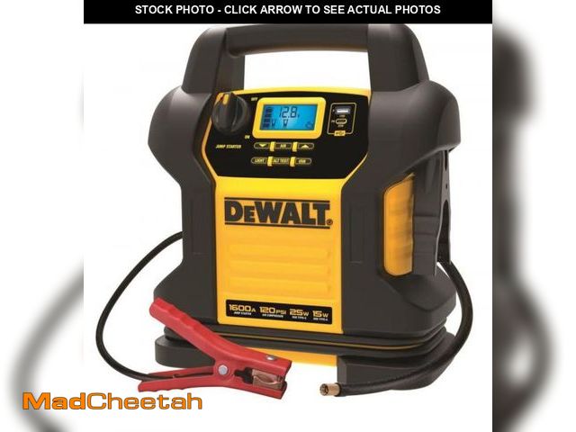 Lot 74-12496042 - DeWalt 1600 Peak Amp Jump Starter And Power Station DXAEJ14TYPE2 - UNUSED
