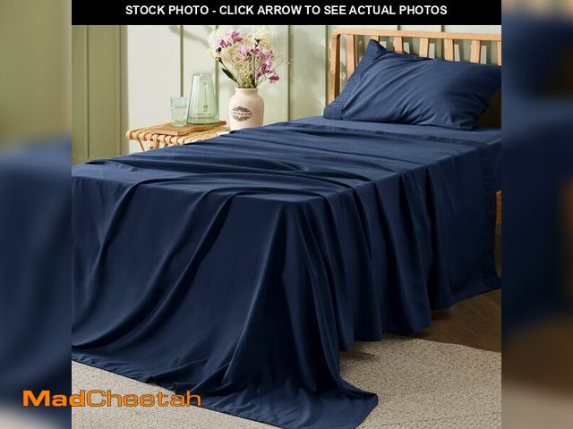 Lot 74-14331664 - Bedsure Twin XL Sheets Dorm Bedding - 3 Pieces Soft Extra Long Twin Sheets, Breathable &amp; Cooling...