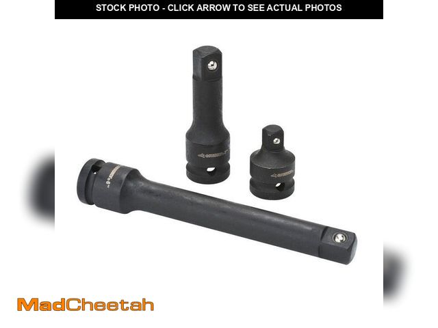 Lot 74-12783754 - *MISSING ADAPTER* Husky Impact Accessory Set (3-Piece) *MISSING ADAPTER*  - UNUSED