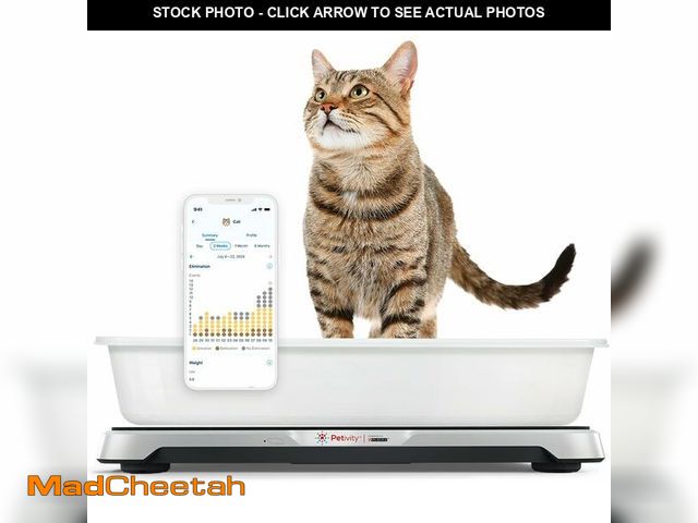 Lot 74-14582077 - Purina Petivity Smart Litter Box Monitor Cat Weight Scale &amp; Health Tracker - Monitor Litter Habi...