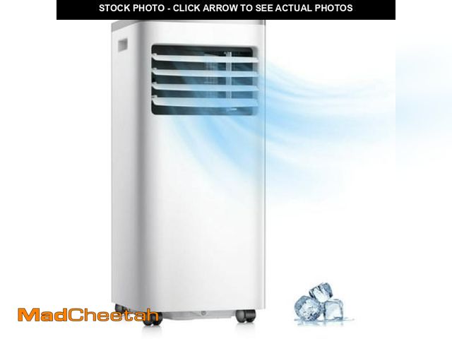 Lot 74-12271562 - LHRIVER 10000 BTU Portable Air Conditioner with Window Kits 450 Sq Ft  Dehumidifier  2 Fan Speeds  A...