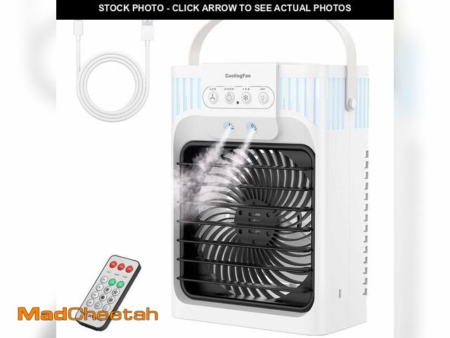 Lot 74-14301062 - Portable Air Conditioners, 4 in 1 1200ML Personal Air Conditioner, Evaporative Air Cooler Fan with R...