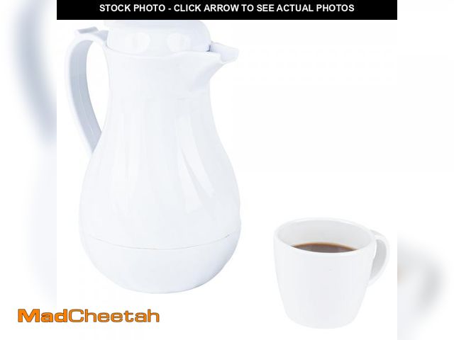 Lot 74-12312275 - Restaurantware-Restpresso 42 Ounce Coffee Carafes, 10 Insulated Coffee Servers - Push-Button Top, Sw...