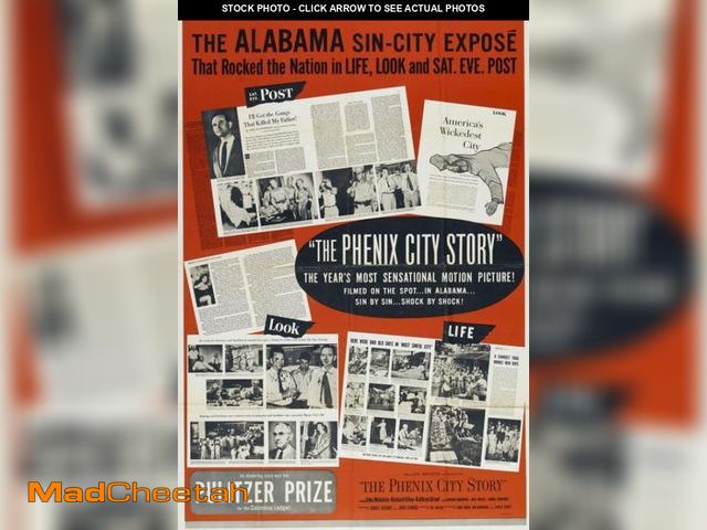 Lot 74-12400175 - The Phenix City Story Movie Poster Print (27 x 40) - USED