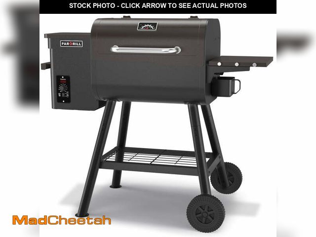 Lot 74-12801494 - PARGRILL 467 sq.in Wood Pellet Grill &amp; Smoker, BBQ Grill with Auto Temperature Control, for Outd...