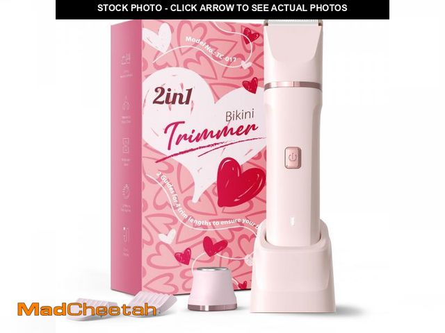 Lot 74-12047976 - Bikini Trimmer for Women - Painless Electric Razors for Silk Skin,Cordless Body Shaver for Trip,Repl...