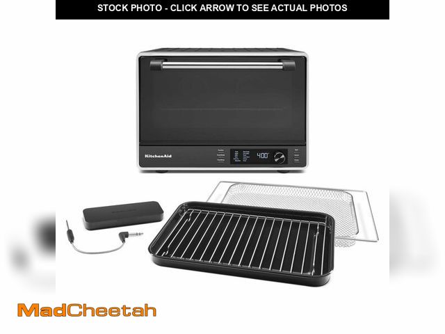 Lot 74-14344674 - KitchenAid Dual Convection Countertop Oven with Air Fry and Temperature Probe, Black Matte, KCO224BM...