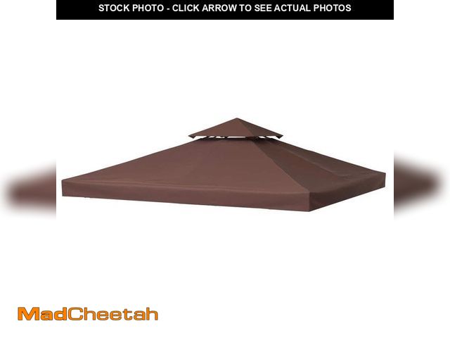 Lot 74-14242515 - Outsunny Outdoor 9.84 ft. x 9.84 ft. Polyester Gazebo Replacement Canopy - UNUSED