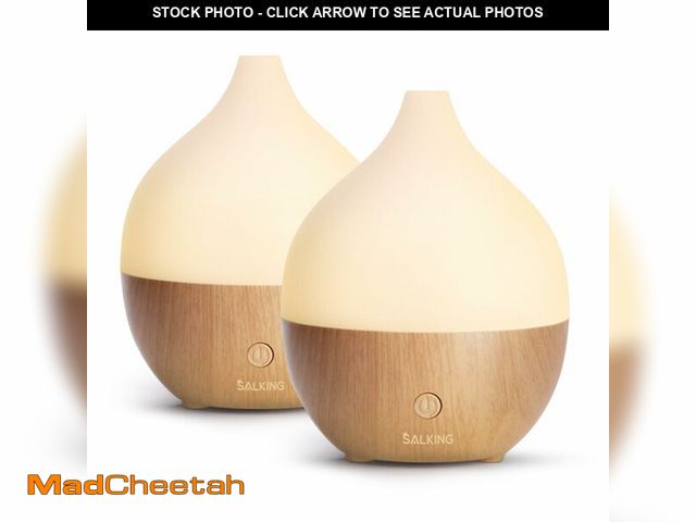Lot 74-12977464 - SALKING Essential Oil Diffuser (Set of 2), 100ml Small Aromatherapy Diffuser with Auto Shut-Off, Ult...