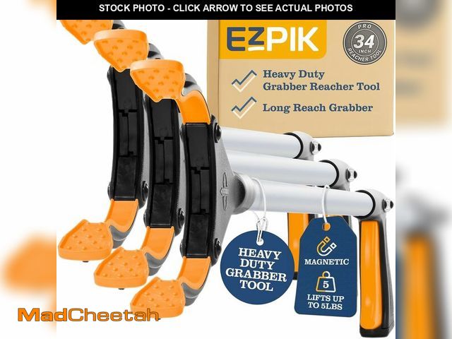 Lot 74-14250773 - EZPIK Pro 34" Grabber Reacher Tool for Seniors - Grabbers for Elderly Reaching Tool Heavy Duty Picku...