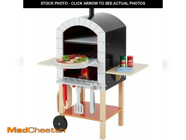 Lot 74-13041754 - Teamson Kids My Little Helper Pizza Oven &amp; 24 pc. Accessory Set with Cooking Utensils and Pizza ...