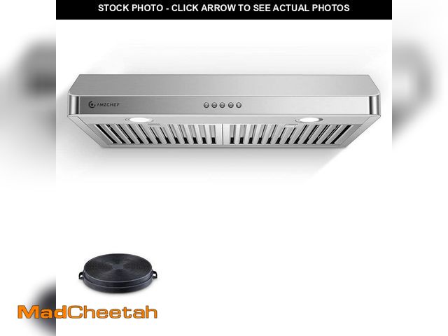 Lot 74-12591767 - 30 in. 700 CFM Ducted Under Cabinet Range Hood in Stainless Steel with 3-Way Venting Compatibility -...